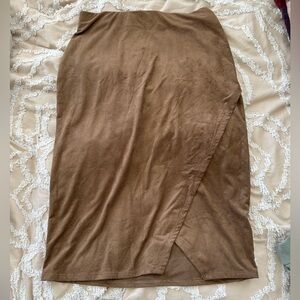 Fashion nova velvety pencil skirt